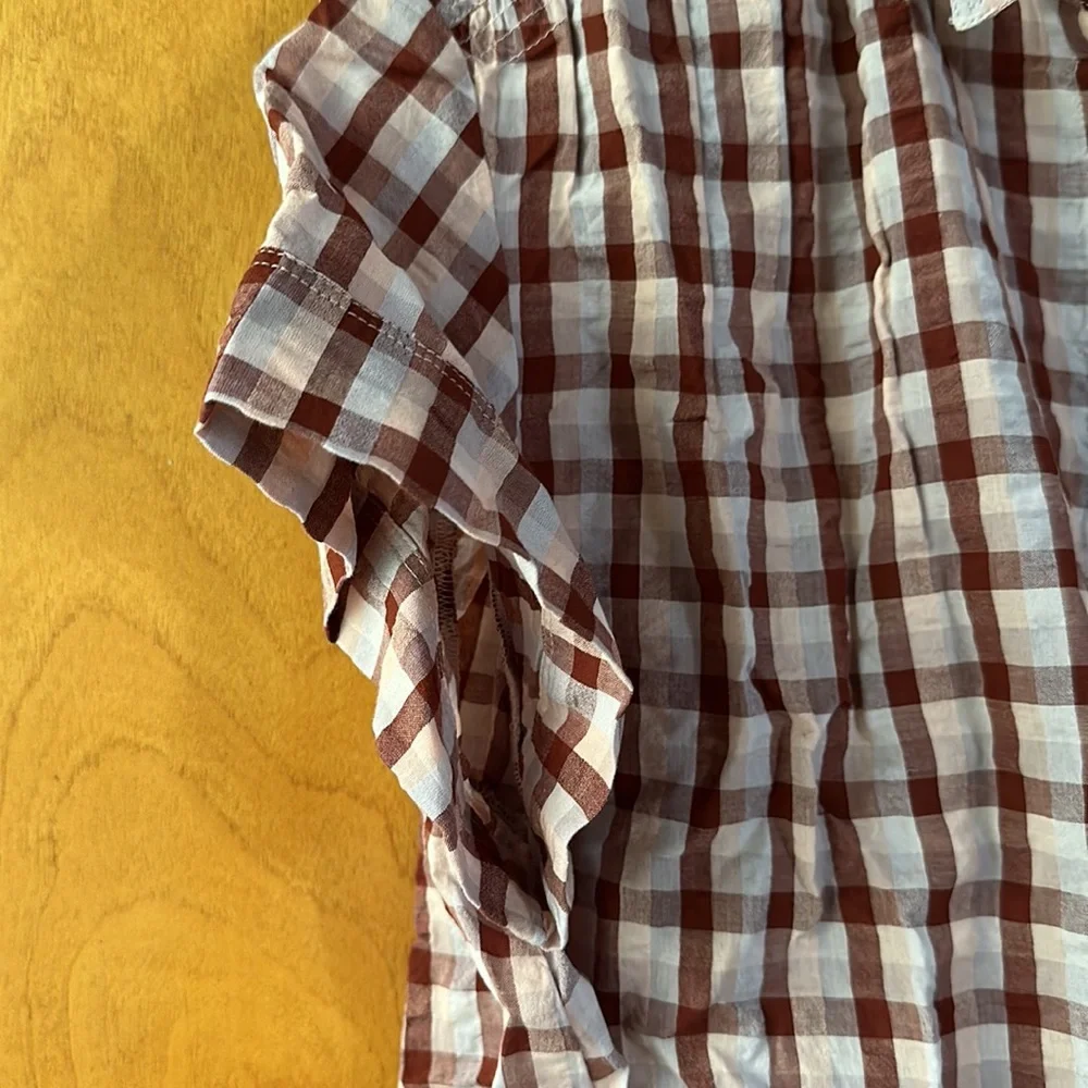 NWT Madewell Seersucker Baybrook Shirt in Plaid, Size S - Picture 11 of 16
